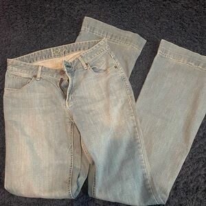 Lola Denim Flare Jeans in Light Blue